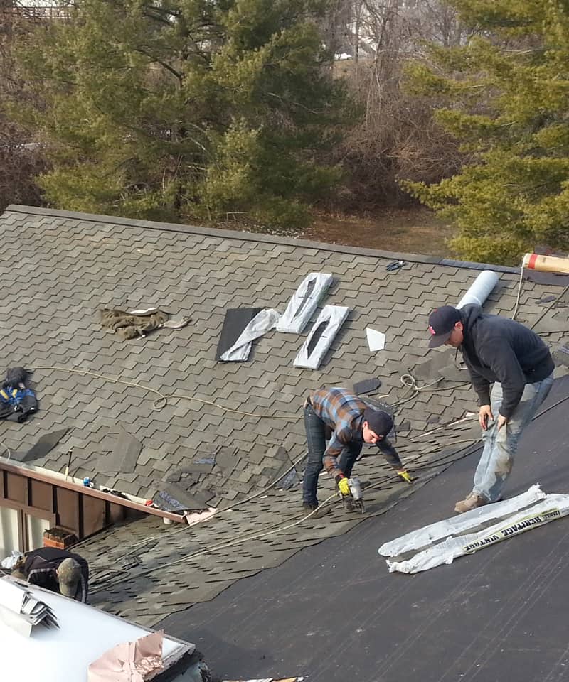 architectural shingle installation